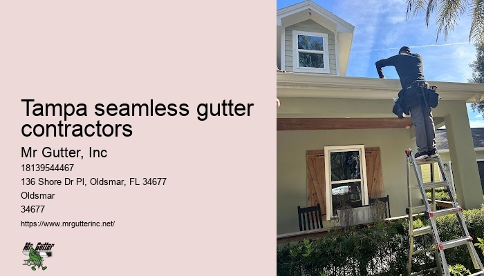 Gutter installation costs Tampa seamless gutter contractors