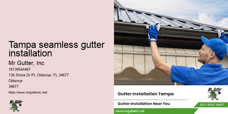 Gutter installation customer reviews Tampa seamless gutter installation