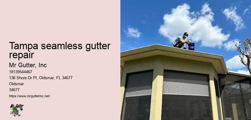 Tampa seamless gutter repair gutter solutions
