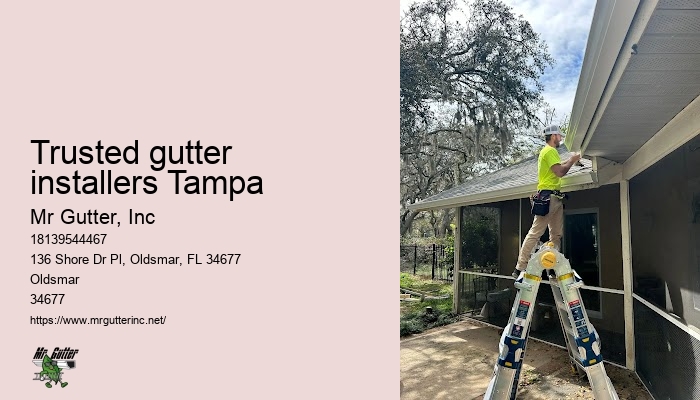 Trusted gutter installers Tampa gutter installation references