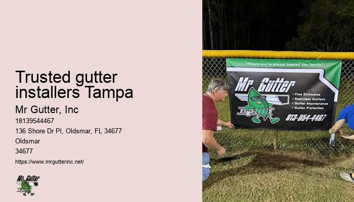 Gutter installation service providers Trusted gutter installers Tampa
