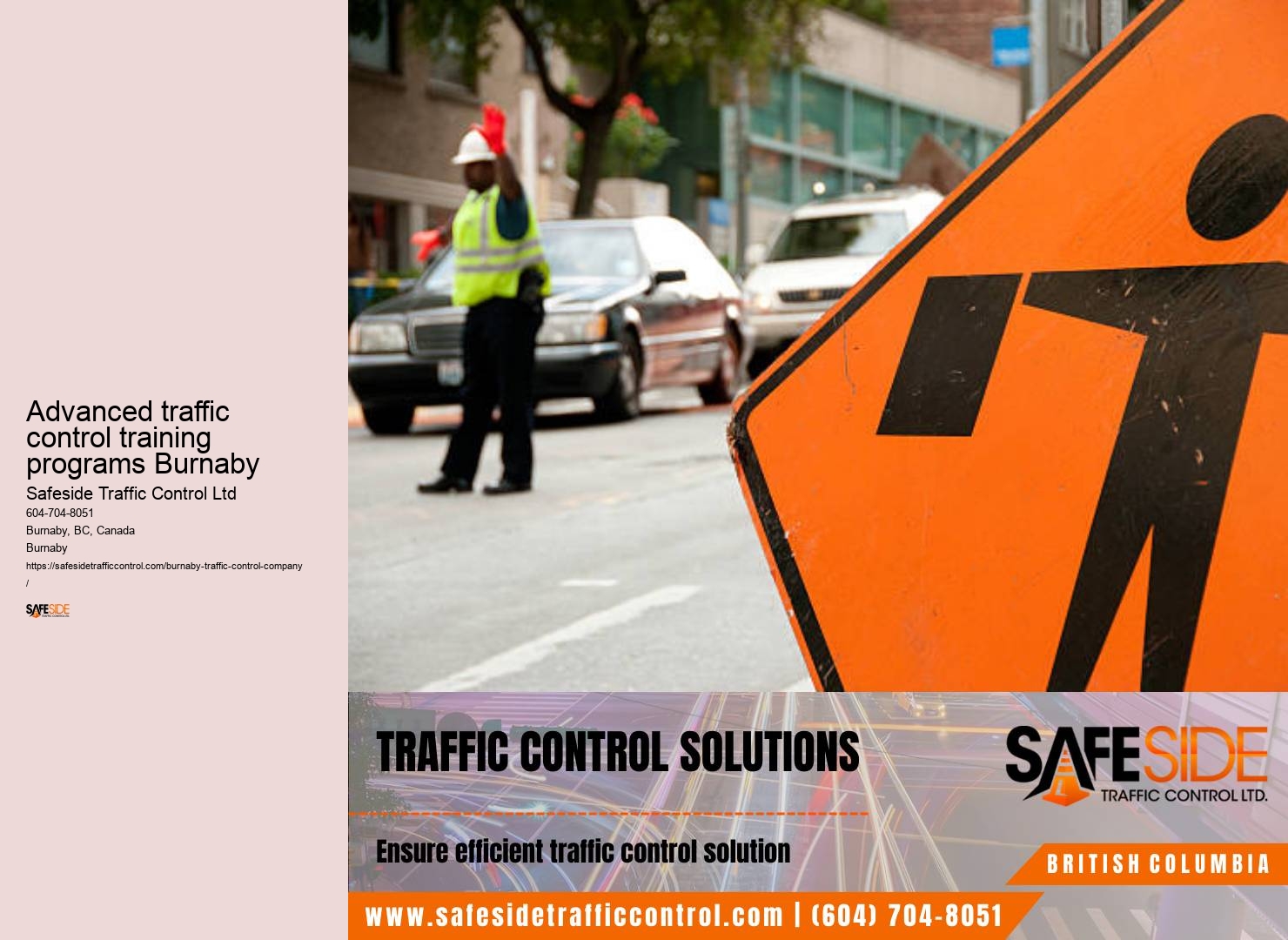 Innovative traffic control approaches Burnaby