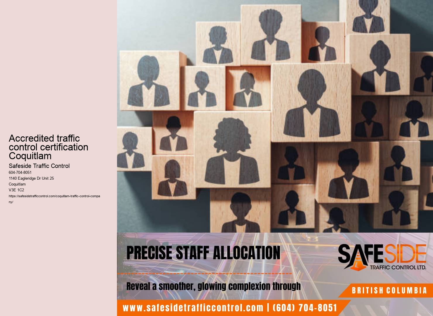 Customized traffic control plans in Coquitlam