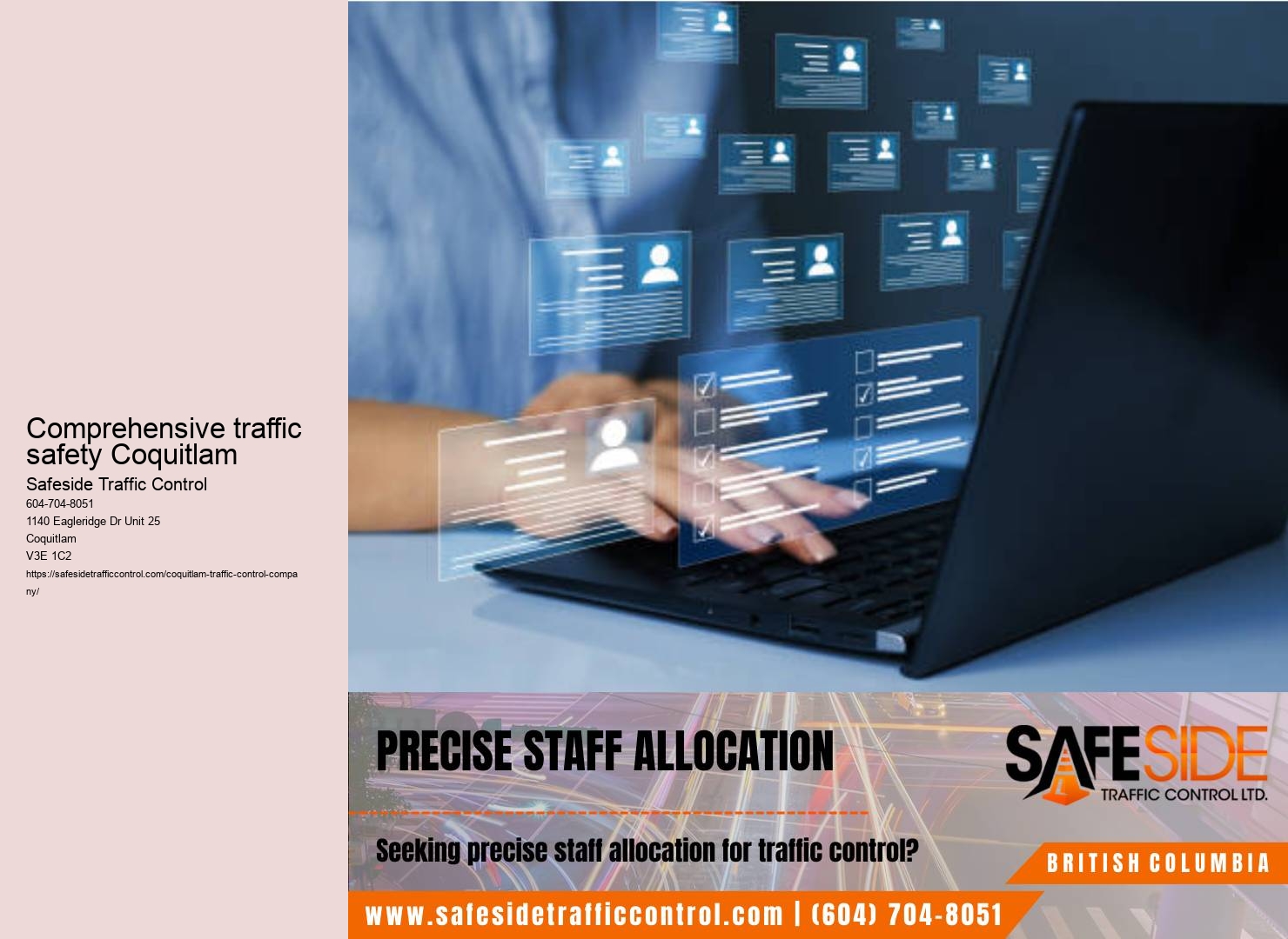 Traffic control equipment rental and servicing Coquitlam