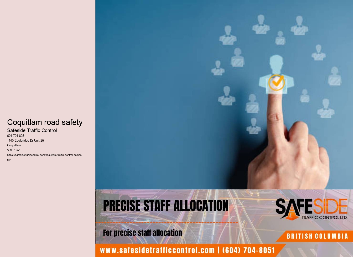 Traffic flow management Coquitlam