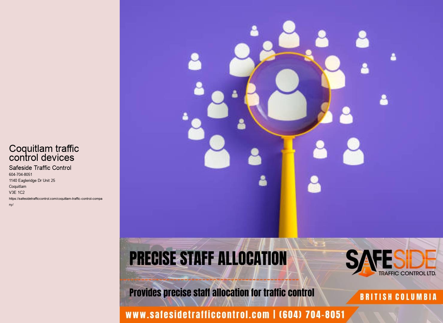 Traffic control equipment sales and rental Coquitlam