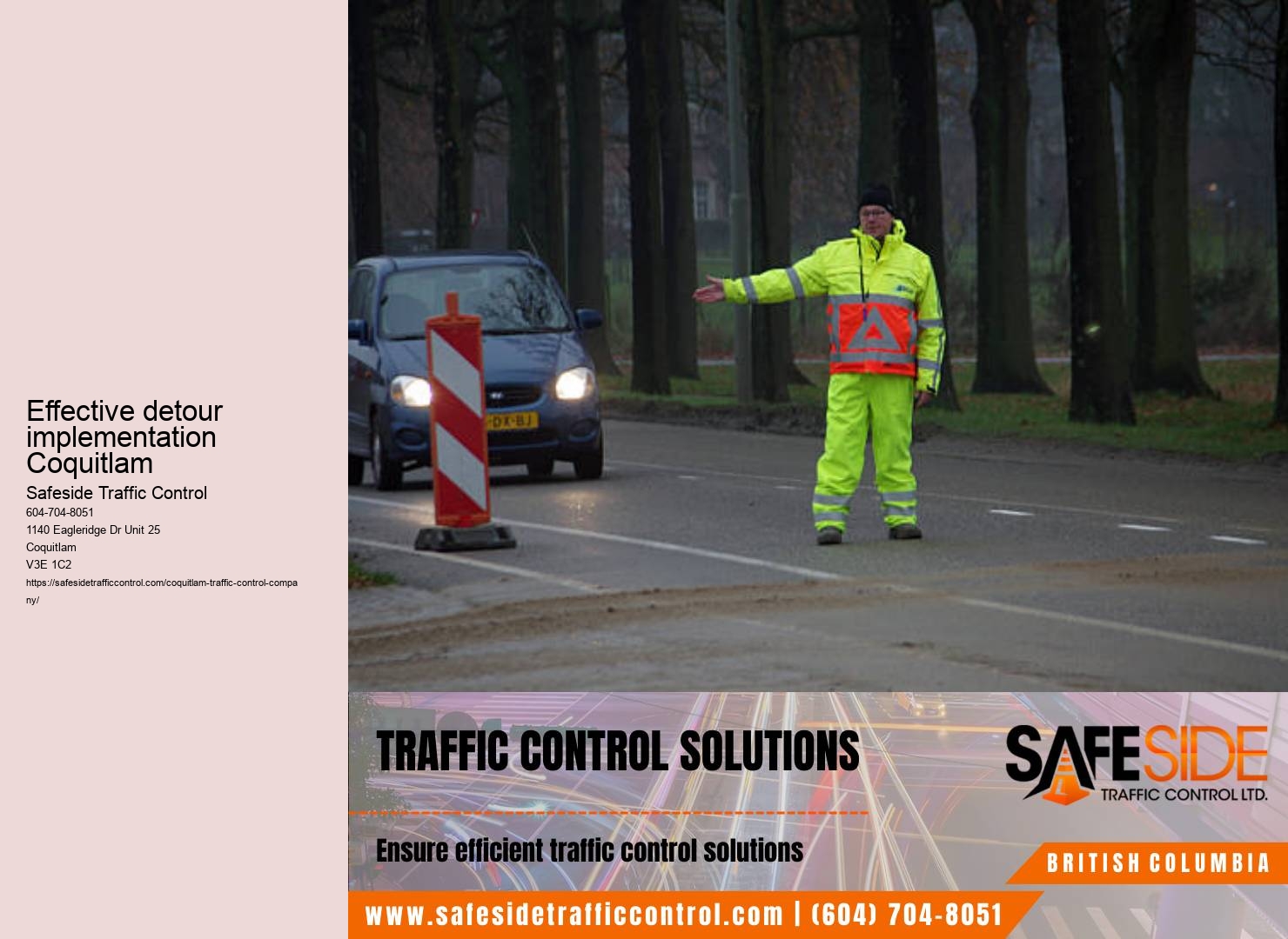 Coquitlam roadwork traffic management services