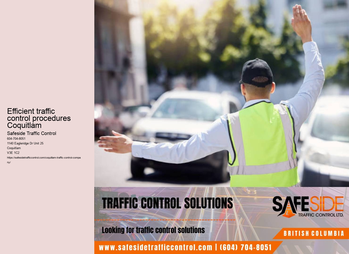Coquitlam Traffic management solutions