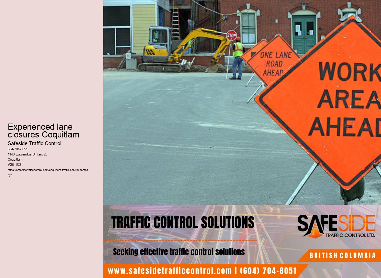 Coquitlam traffic control device suppliers