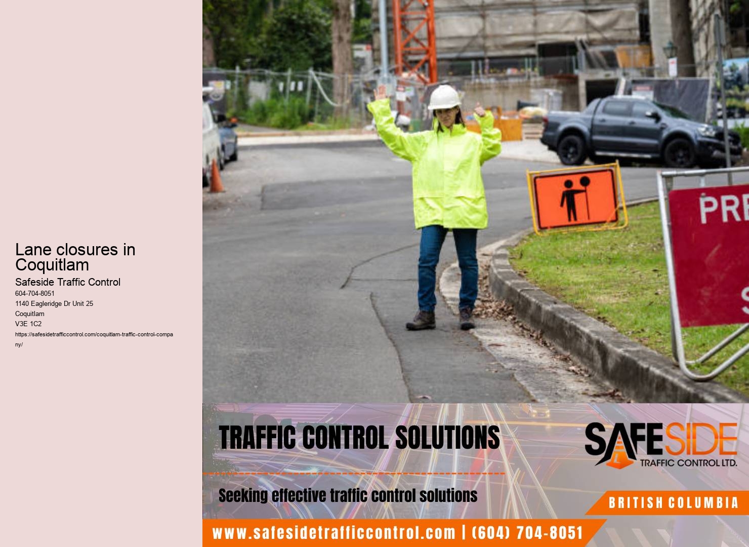 Construction flagging Coquitlam