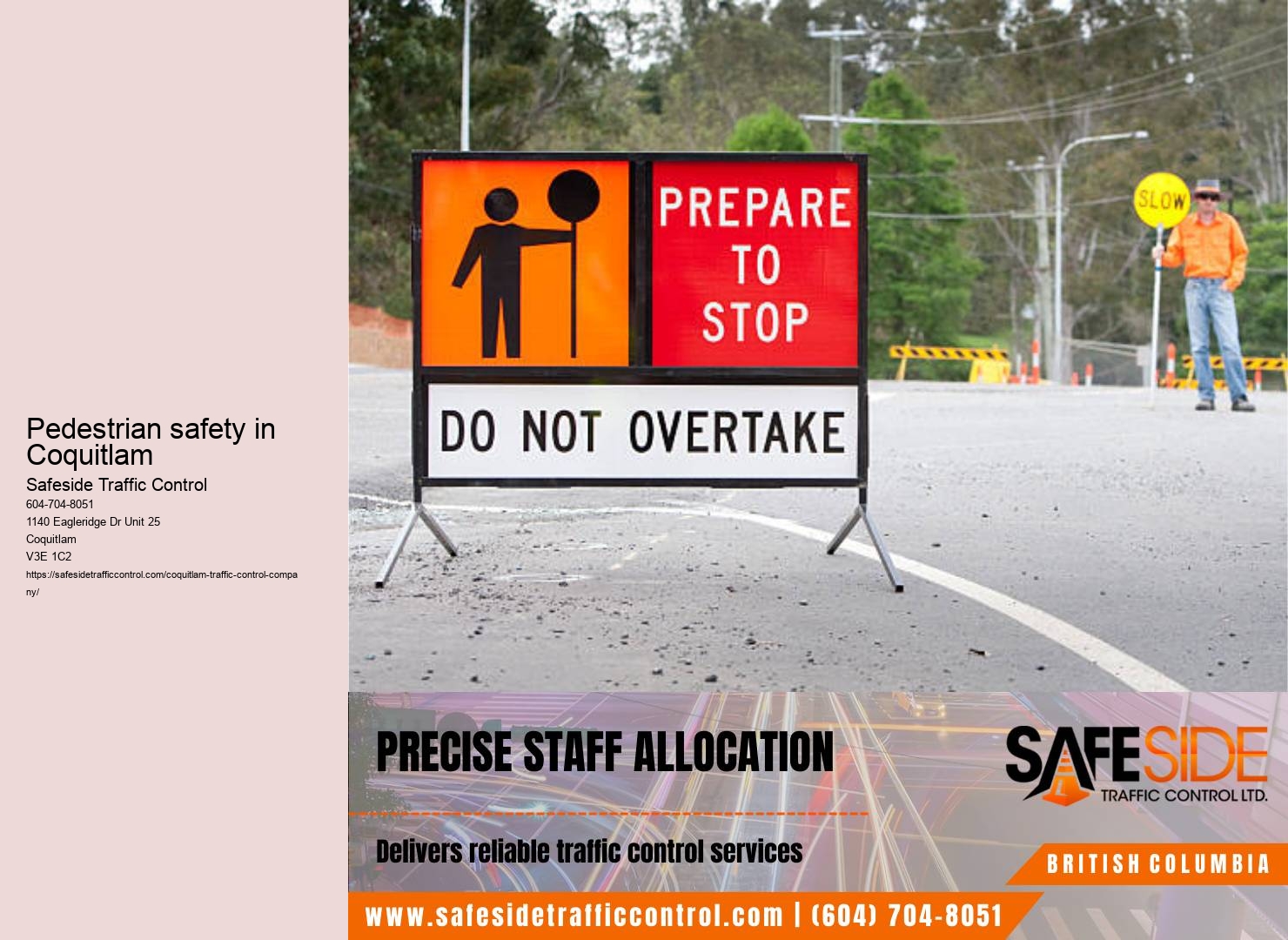 Dedicated to ensuring traffic safety in Coquitlam