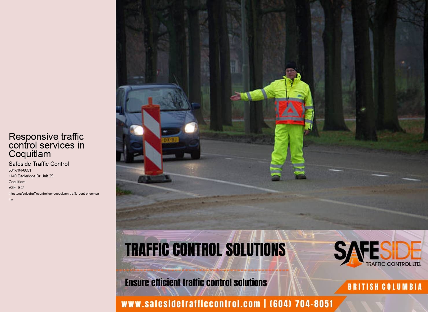 Construction zone safety solutions Coquitlam
