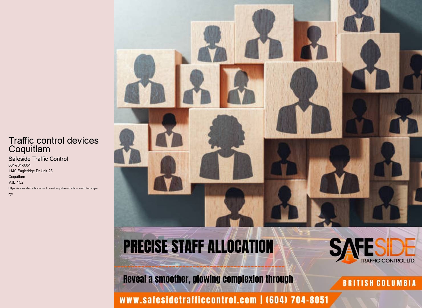 Roadwork traffic control devices supplier Coquitlam