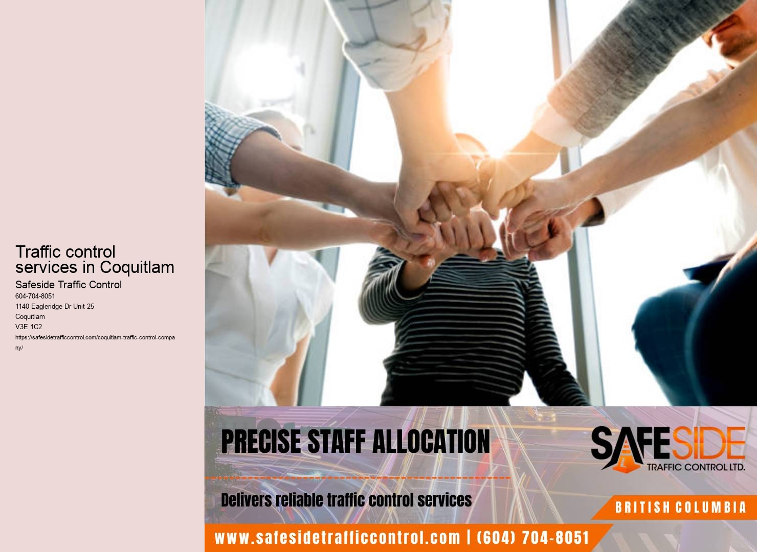 Leading provider of traffic management solutions in Coquitlam