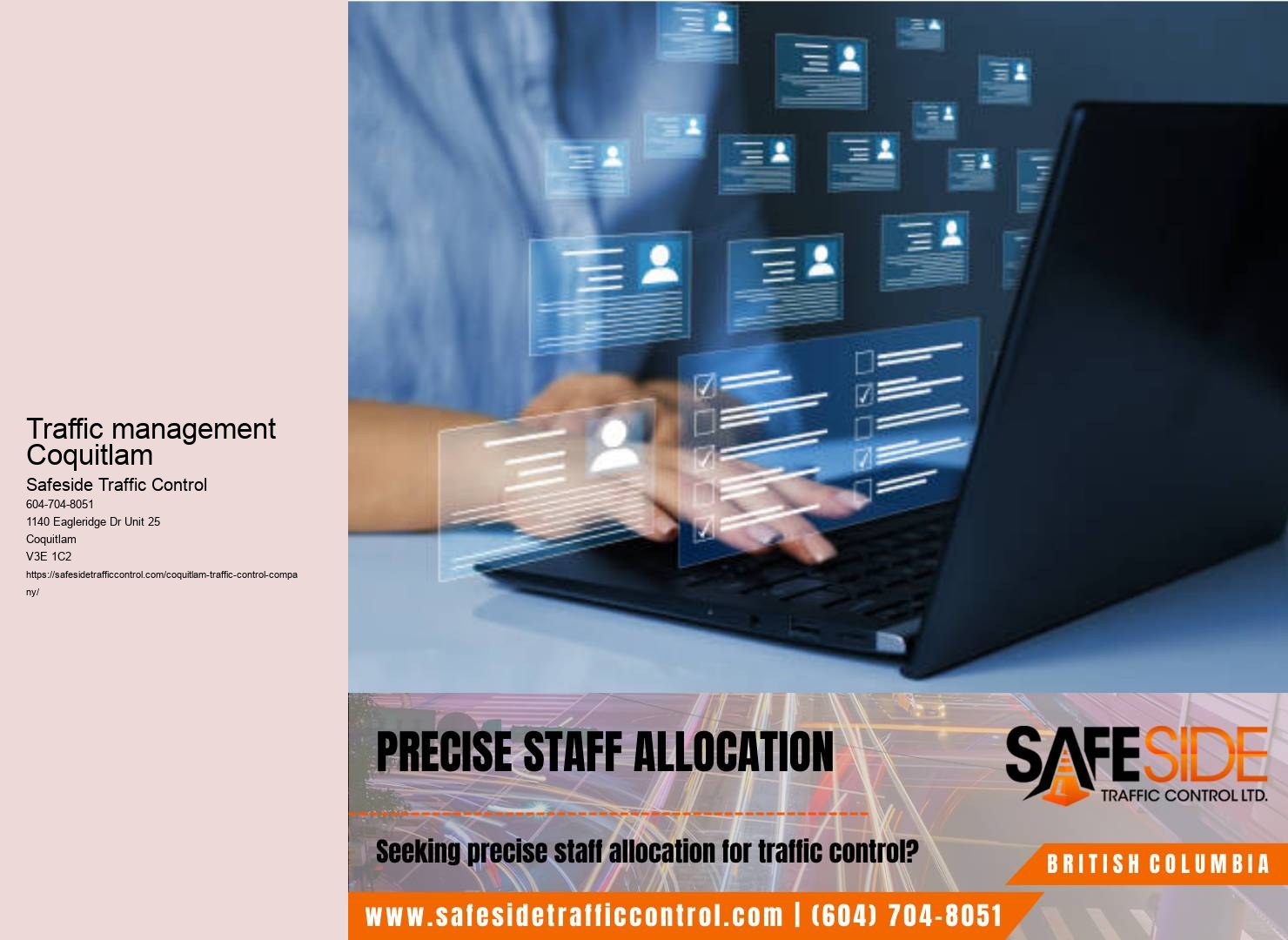 Traffic control company near Coquitlam