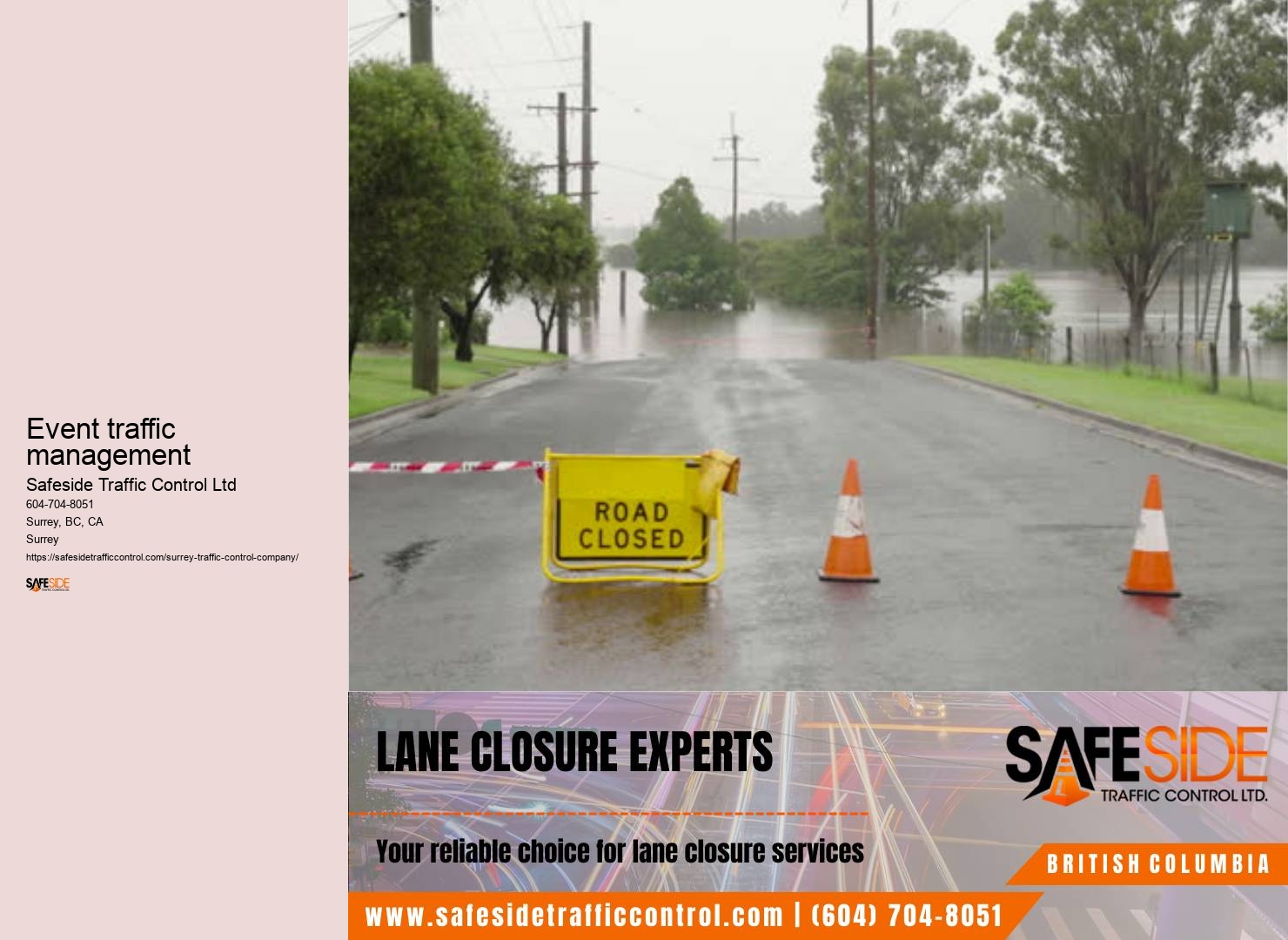 Traffic control software Surrey