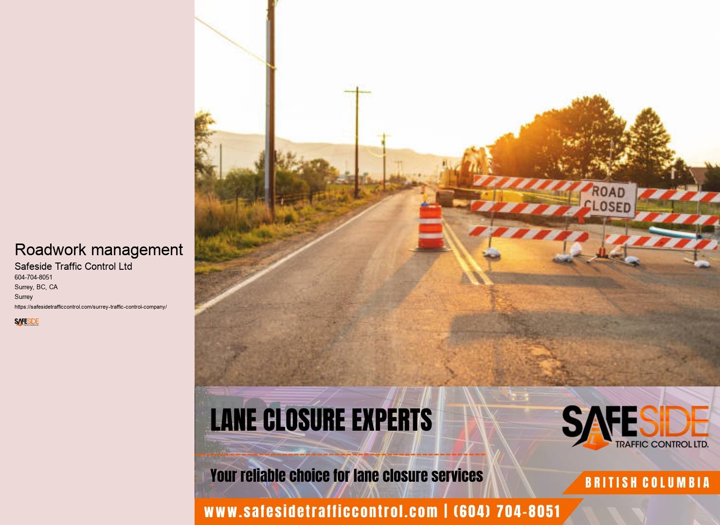 Surrey traffic diversions management