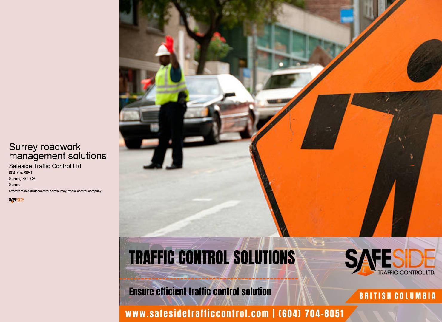 Event traffic coordination Surrey