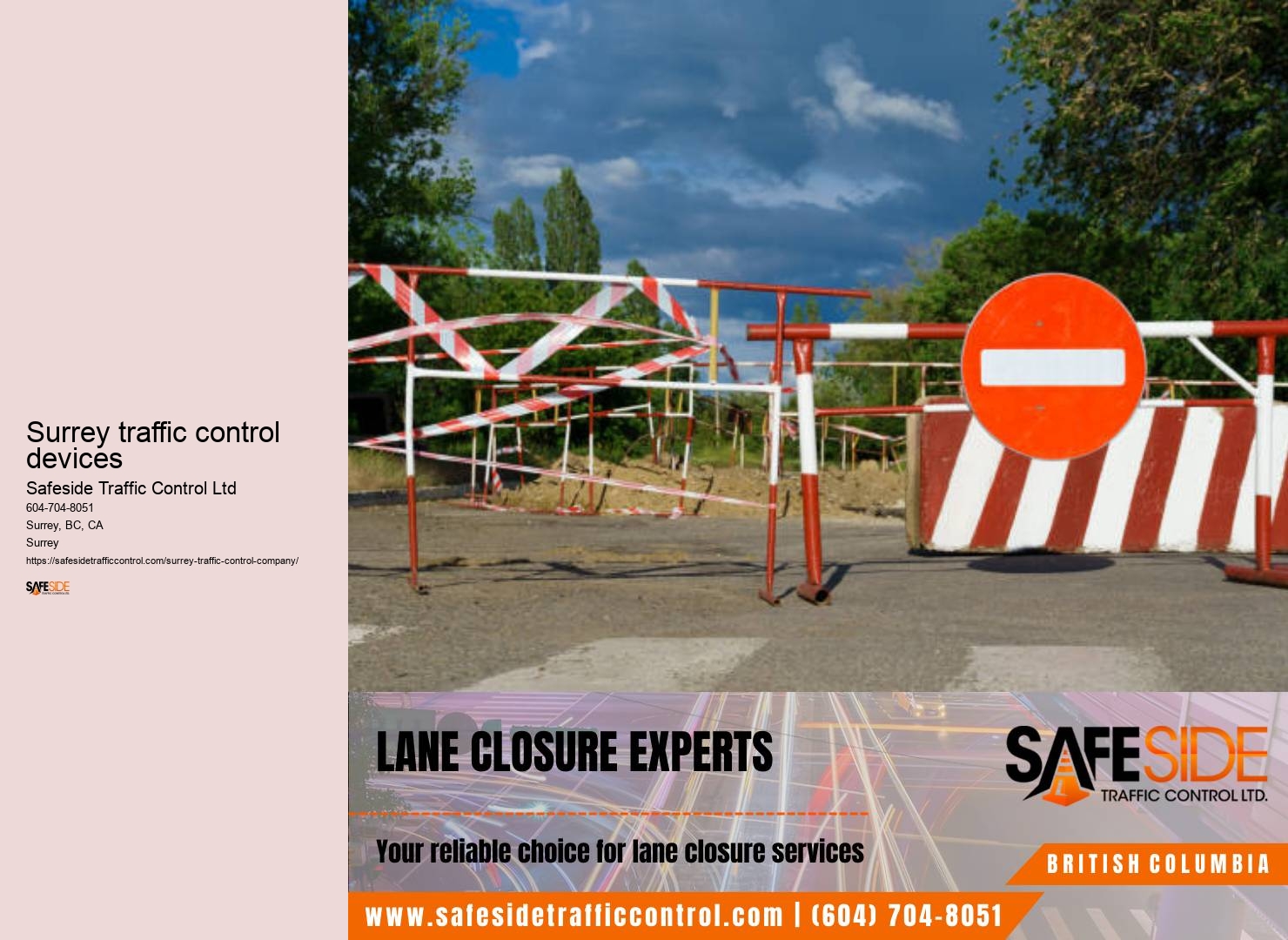 Surrey traffic control company blog