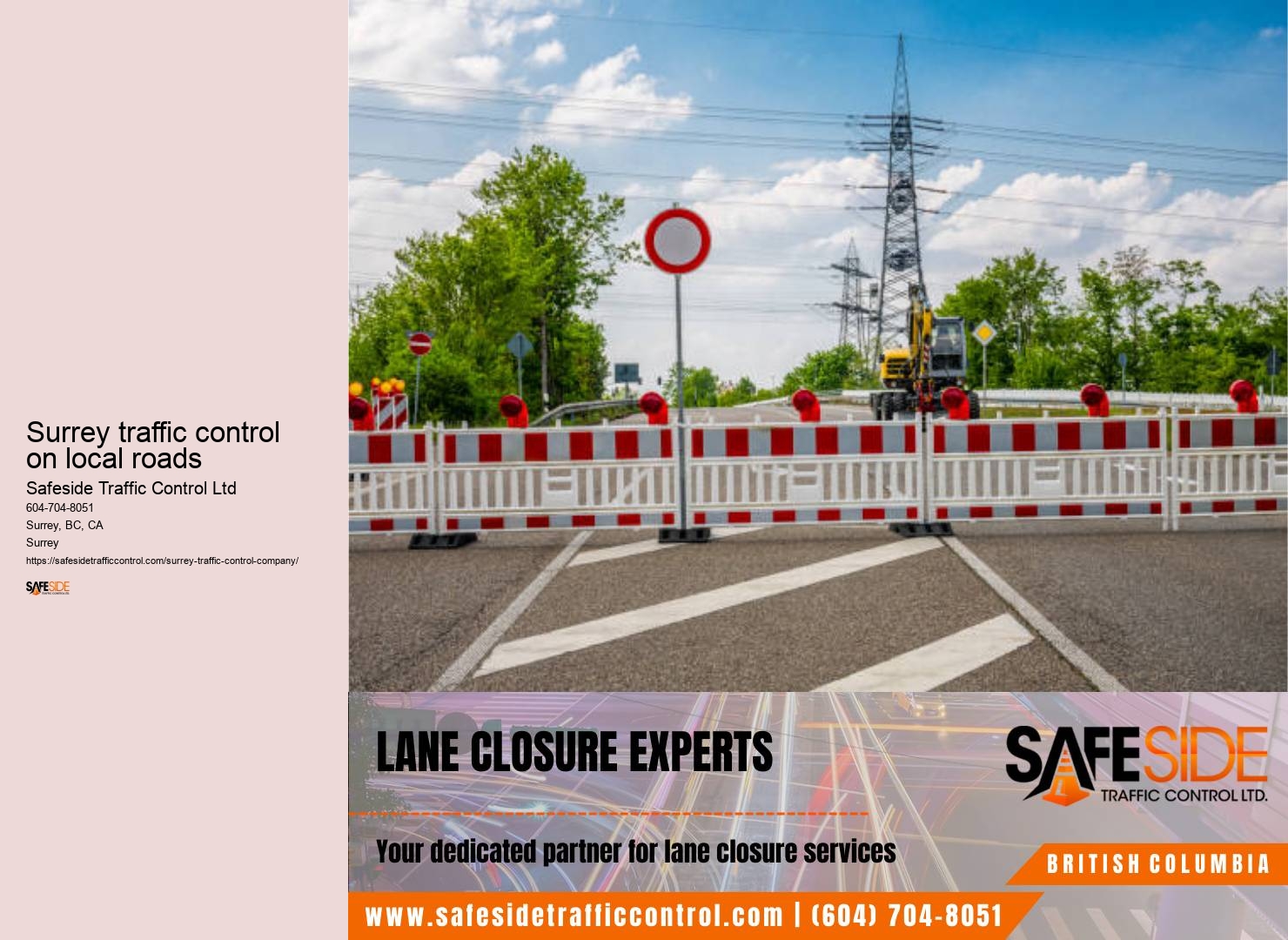 Surrey traffic control violations