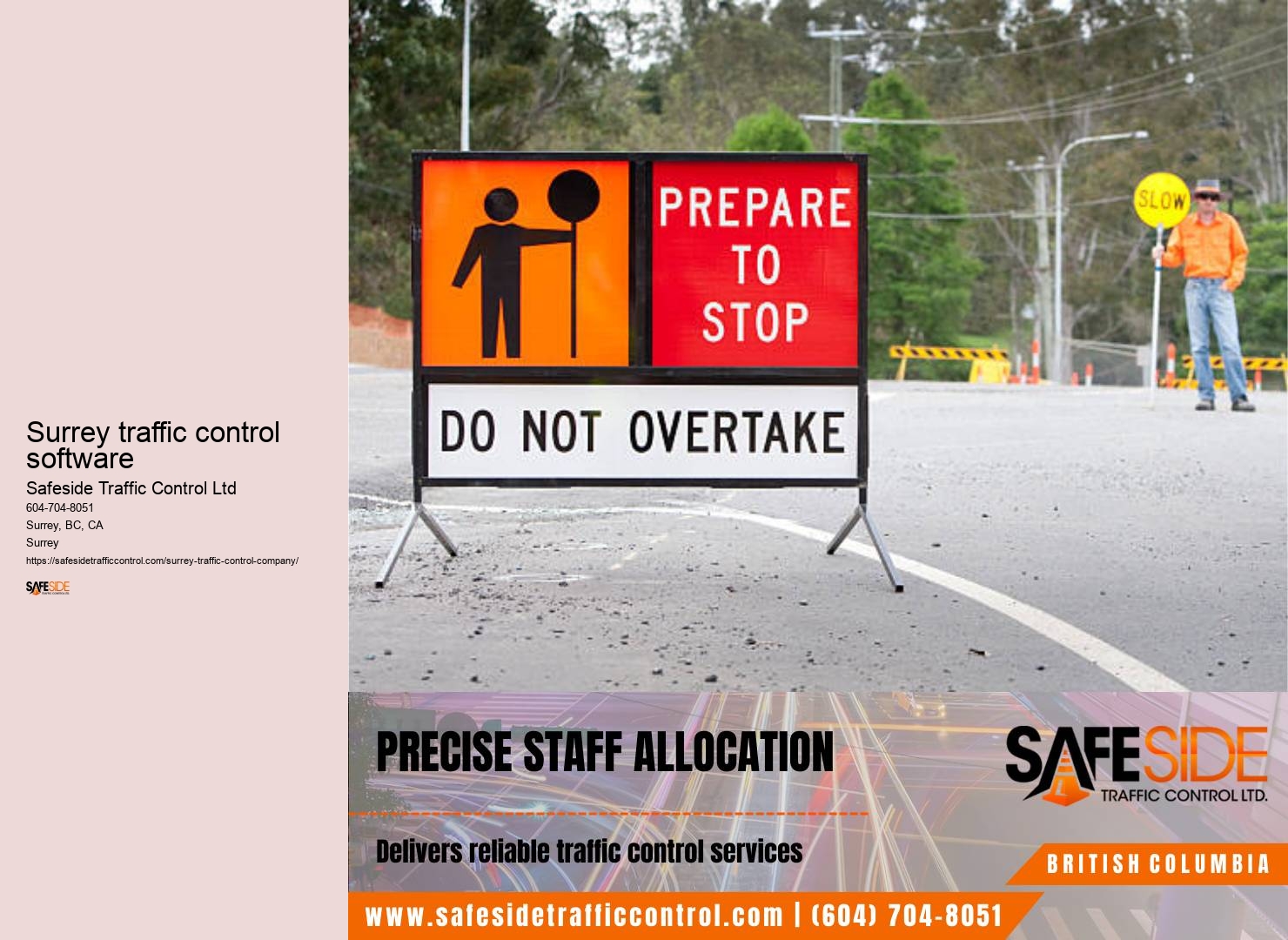 Surrey traffic coordination services provider