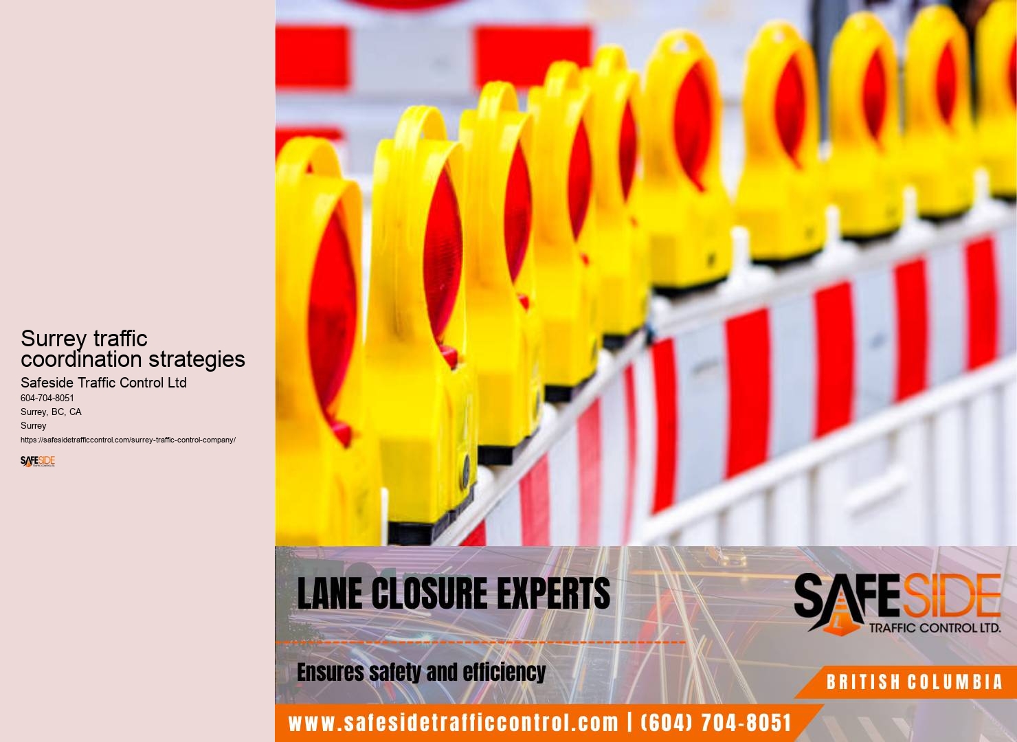 Traffic control enforcement Surrey