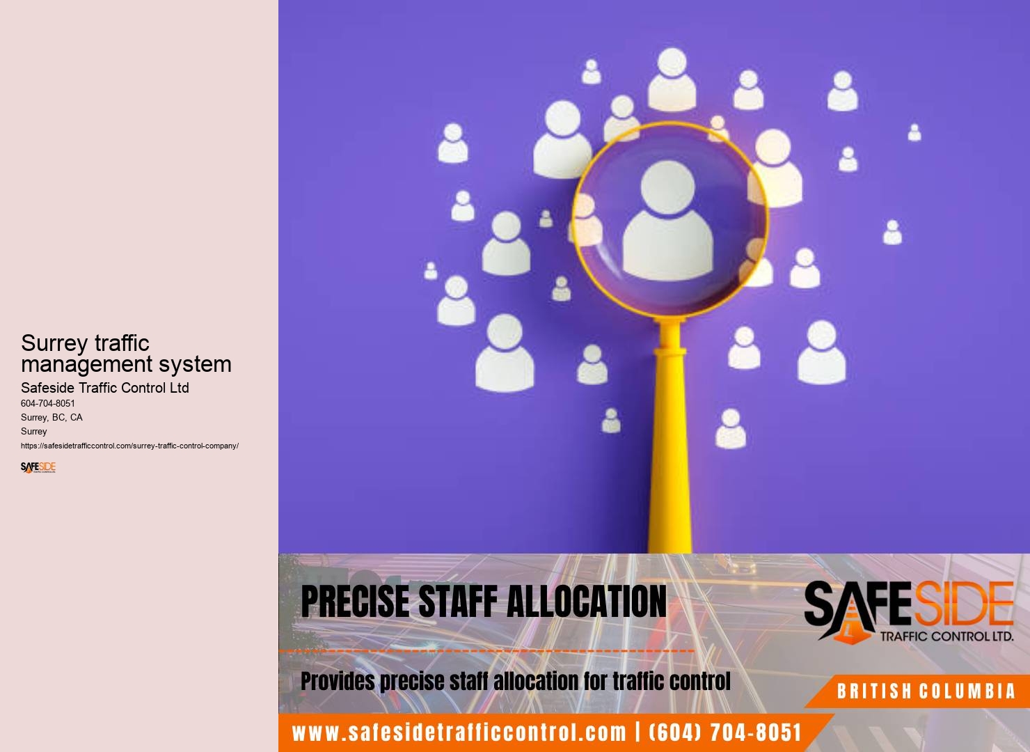 Traffic control system consulting Surrey