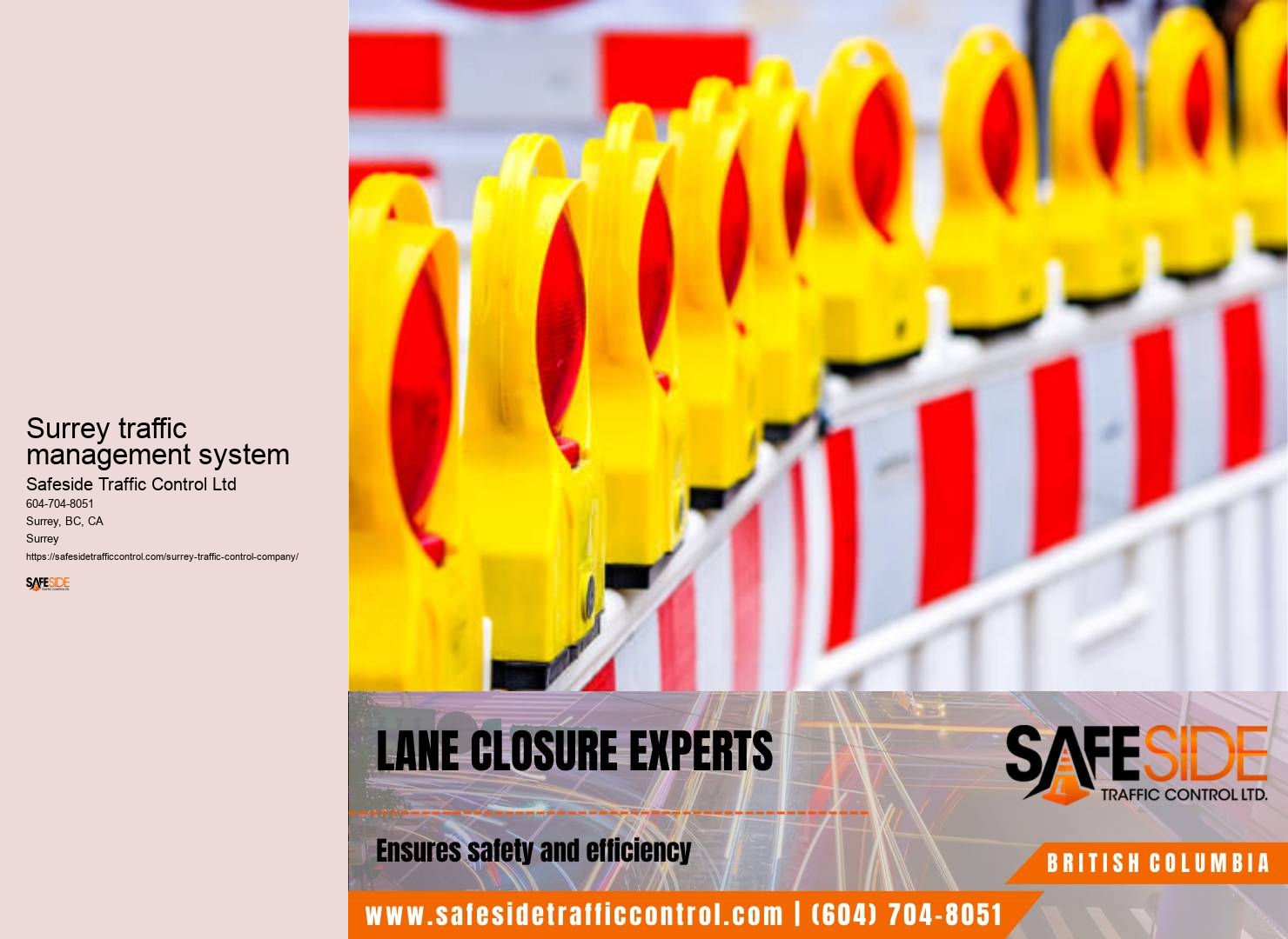 Surrey traffic control for sporting events