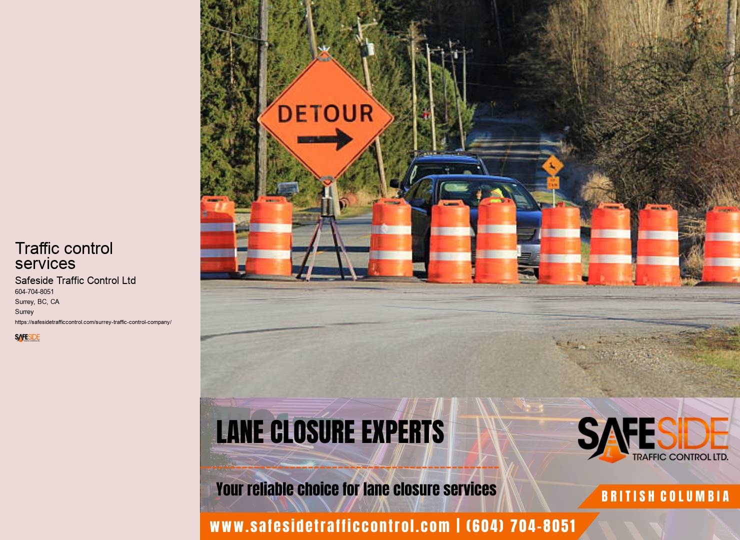 Surrey traffic control for sporting events