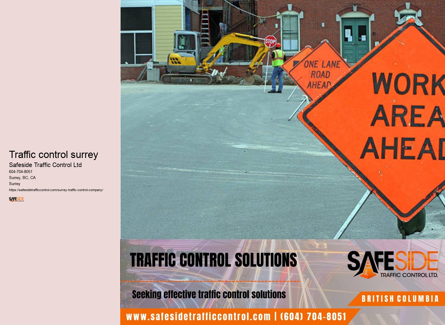 Surrey traffic control innovation