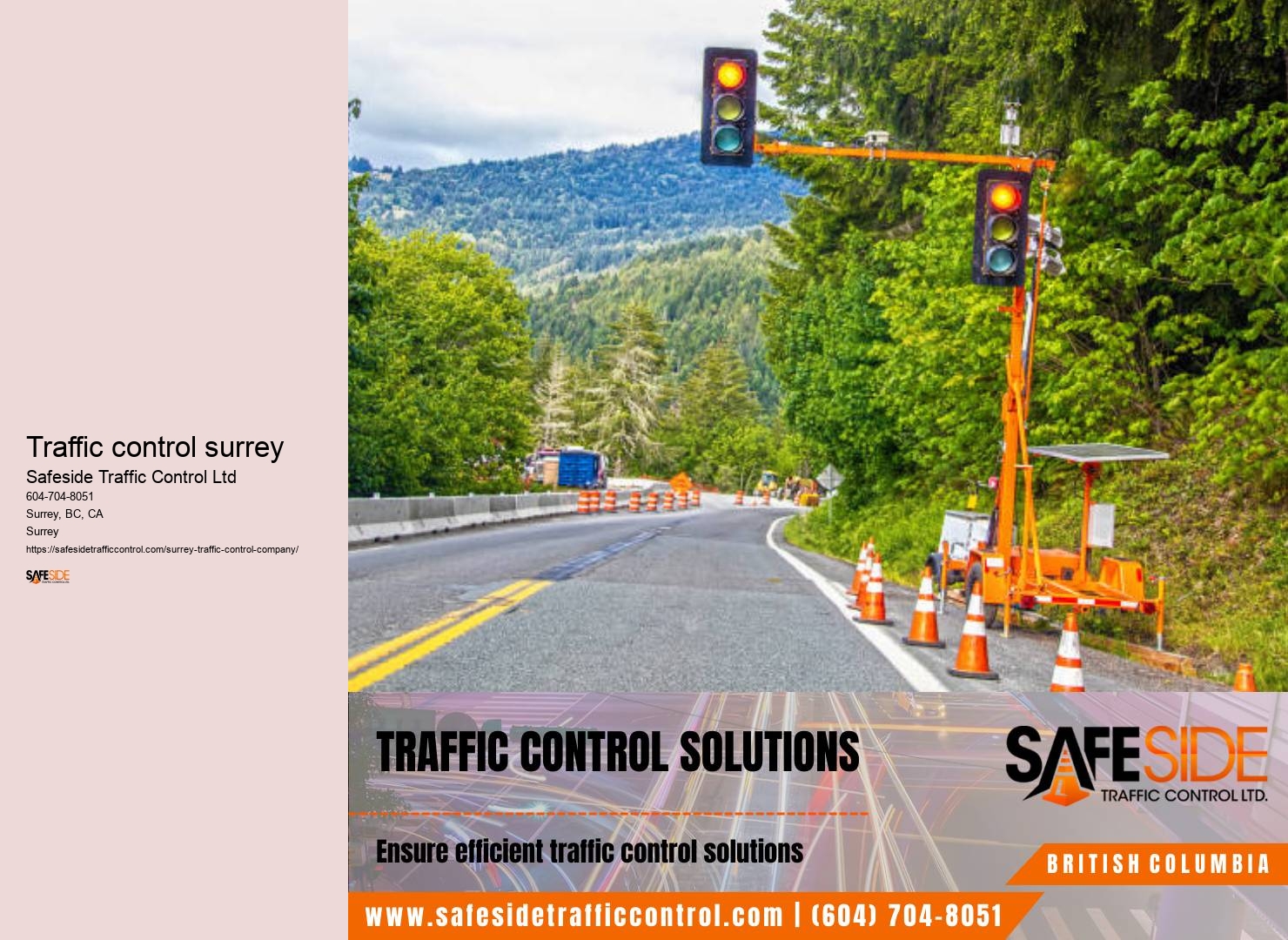 Traffic control management Surrey