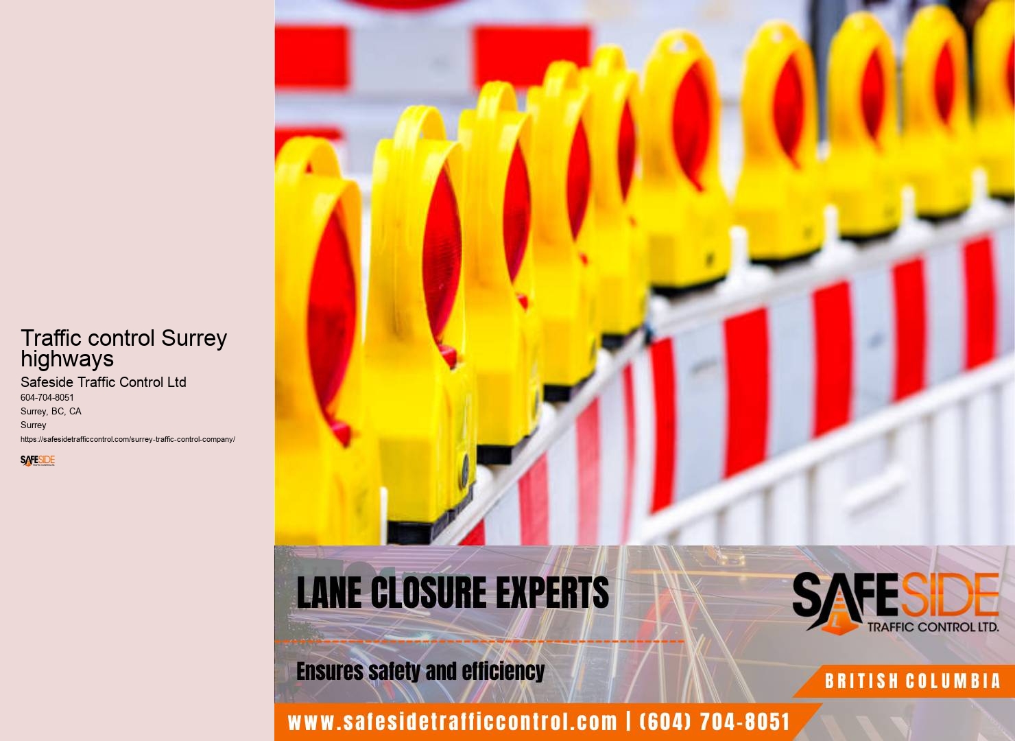 Surrey traffic control standards