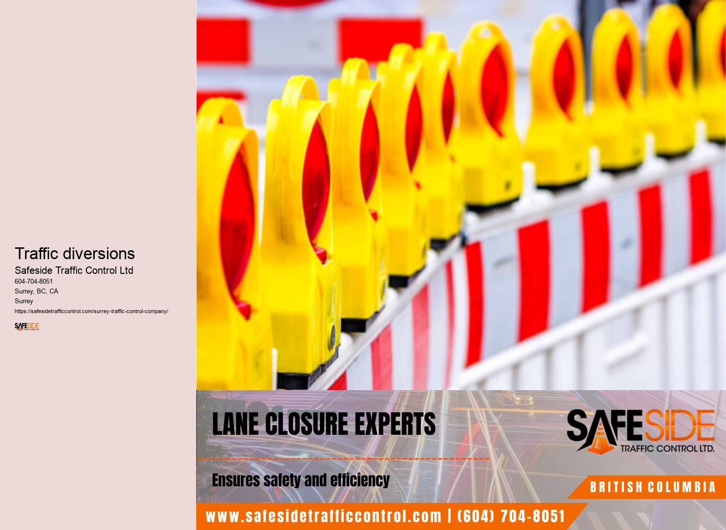 Surrey traffic coordination services