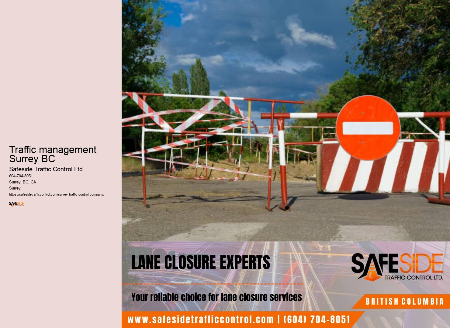 Surrey traffic control system integration services