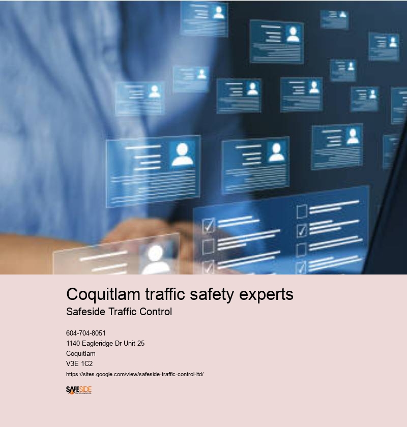 Coquitlam traffic safety experts traffic control flaggers
