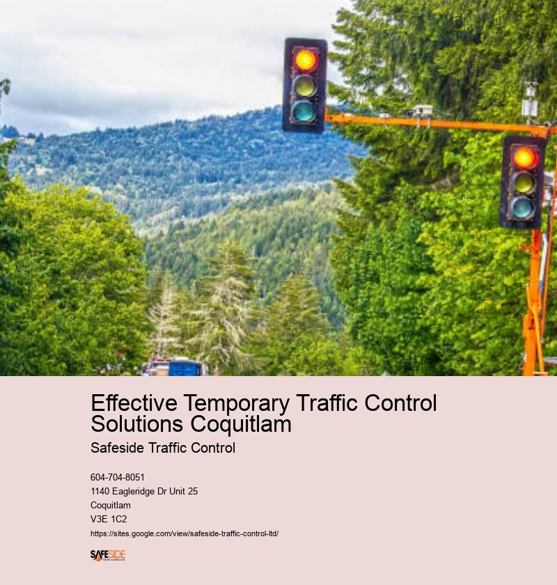 Effective Temporary Traffic Control Solutions Coquitlam traffic control flagging safety equipment