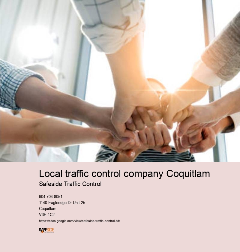 Local traffic control company Coquitlam traffic control flagging safety equipment