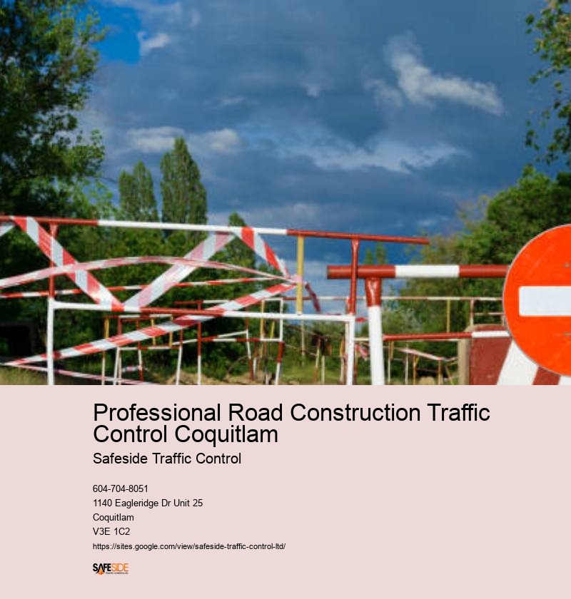 Construction site traffic control Professional Road Construction Traffic Control Coquitlam