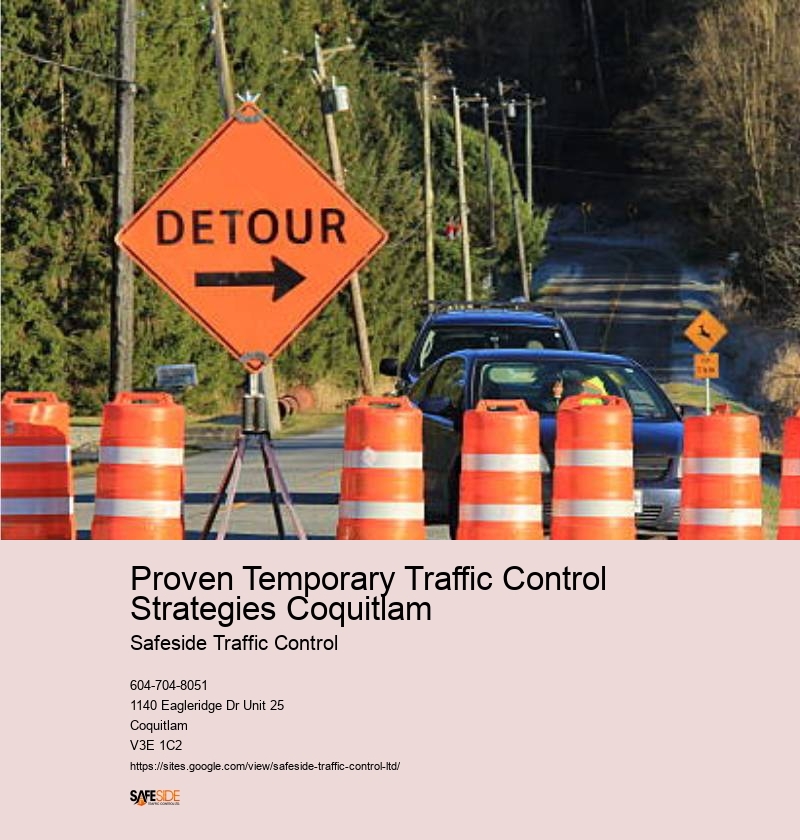 Innovative Traffic Control Devices Proven Temporary Traffic Control Strategies Coquitlam