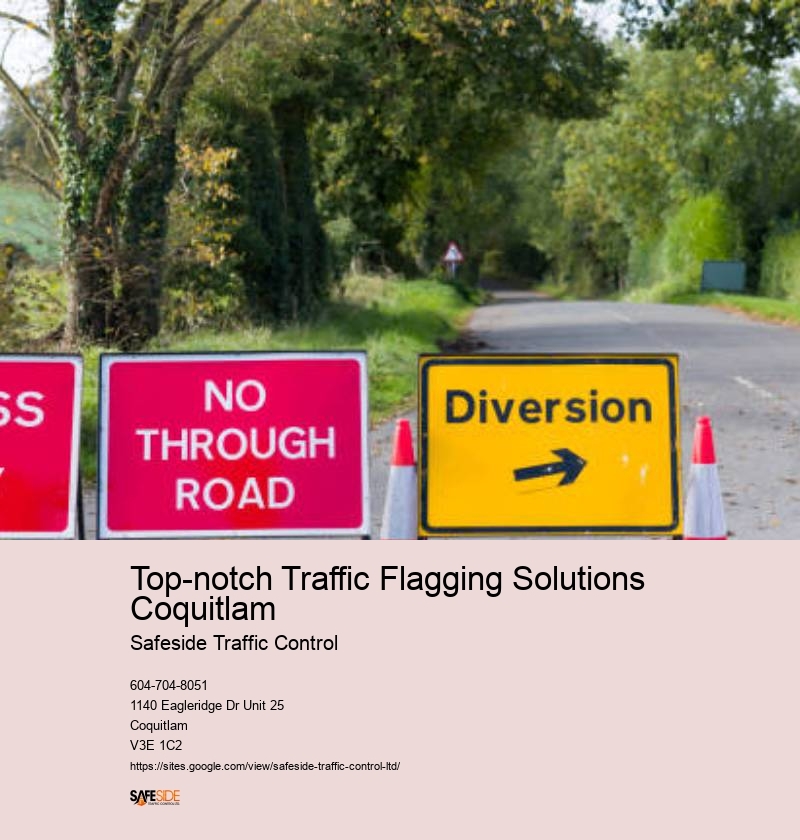 Certified Pedestrian Safety Top-notch Traffic Flagging Solutions Coquitlam