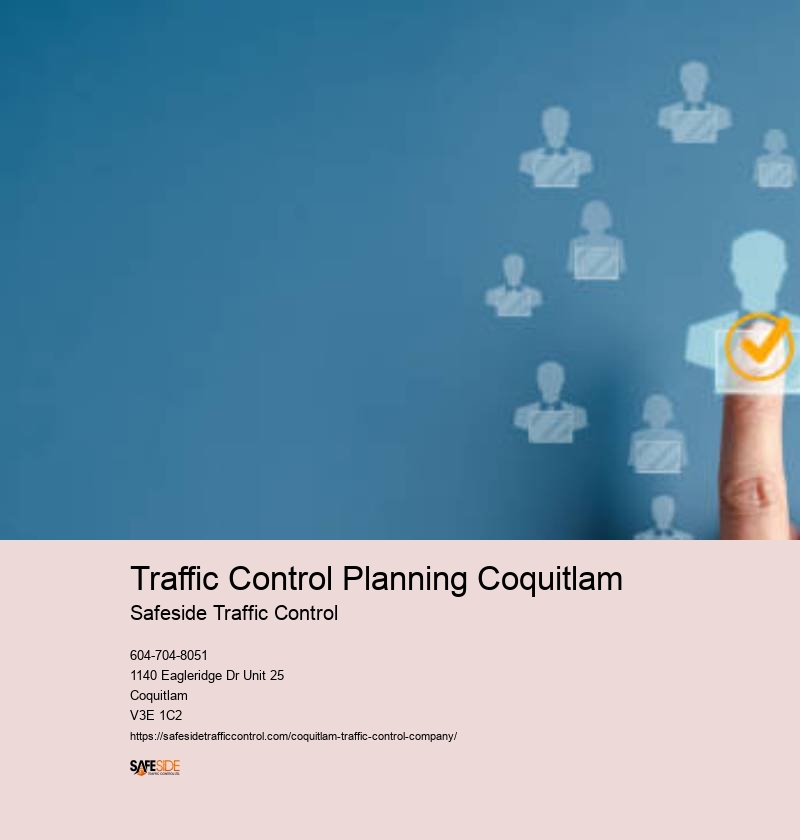 Road construction traffic flagging Coquitlam