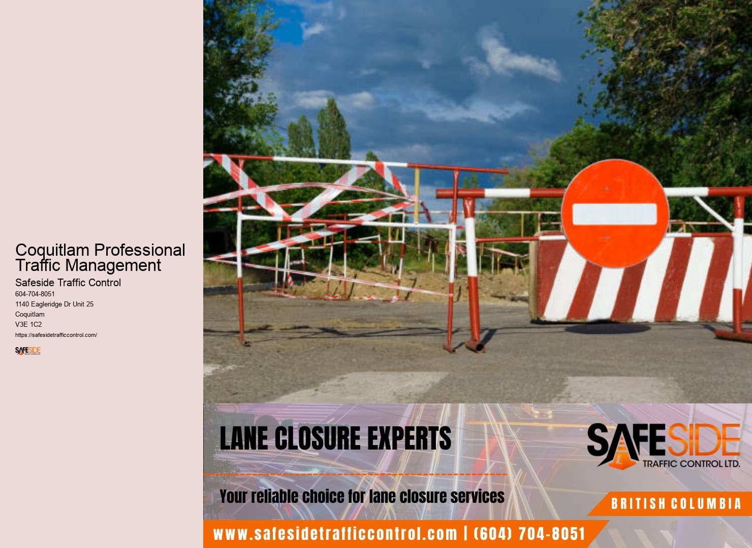 Coquitlam Professional Traffic Management traffic control for large events