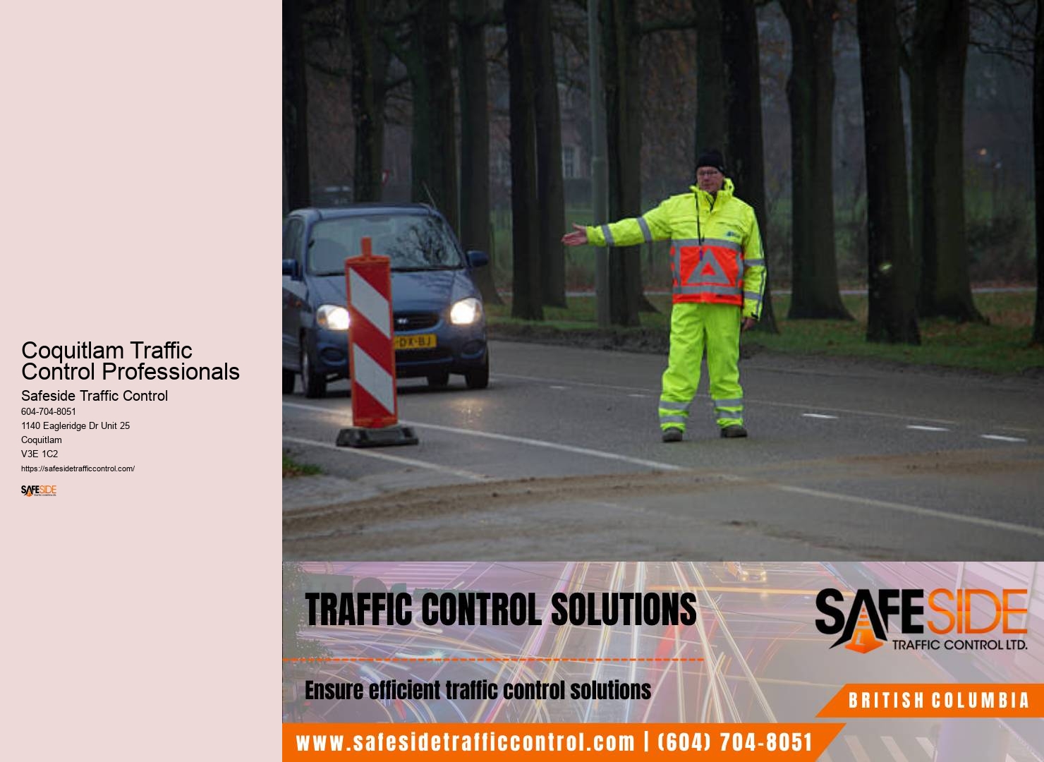 Coquitlam Traffic Control Professionals Traffic Management Services Company