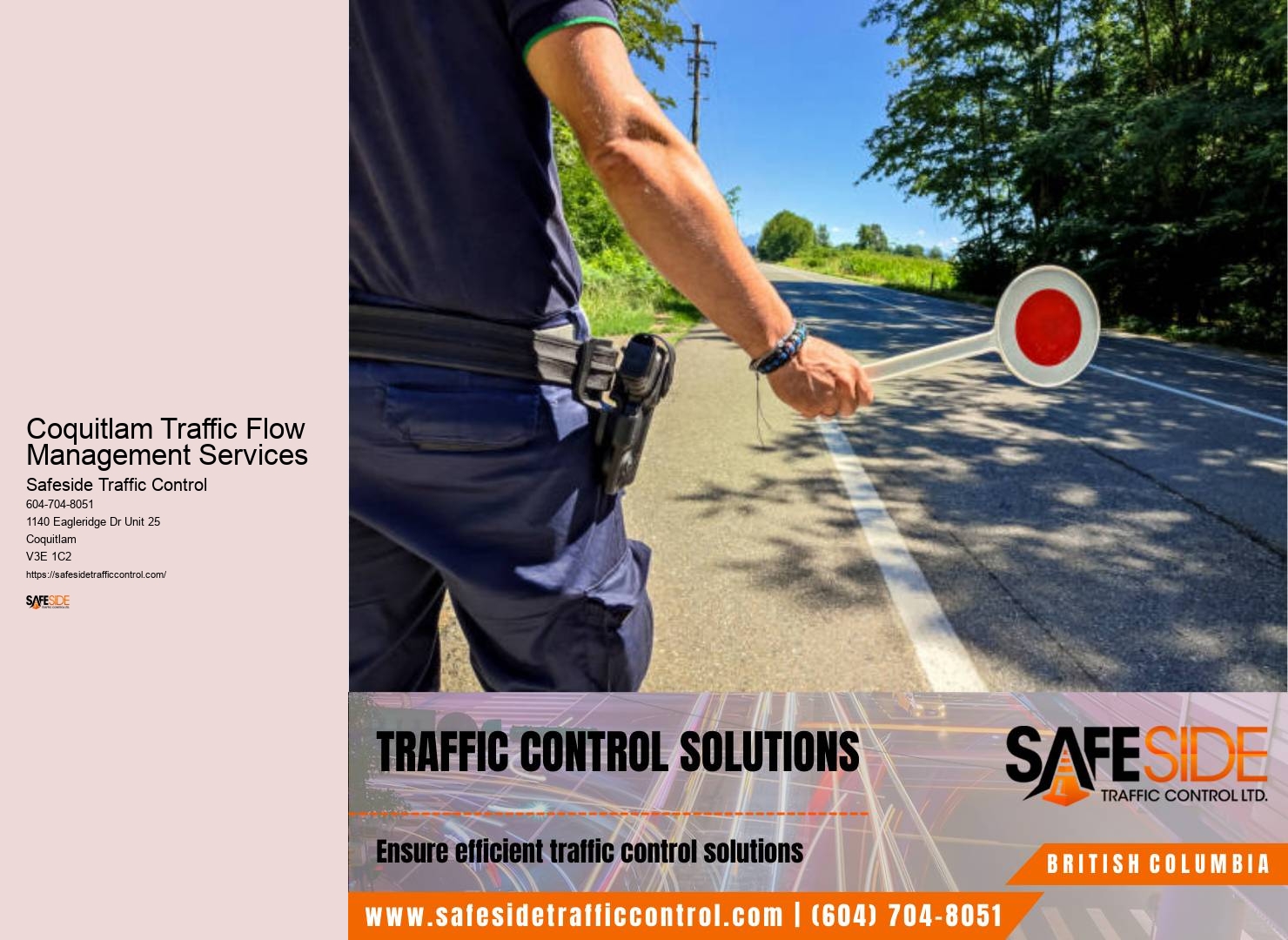 Coquitlam Traffic Flow Management Services Traffic Safety Management