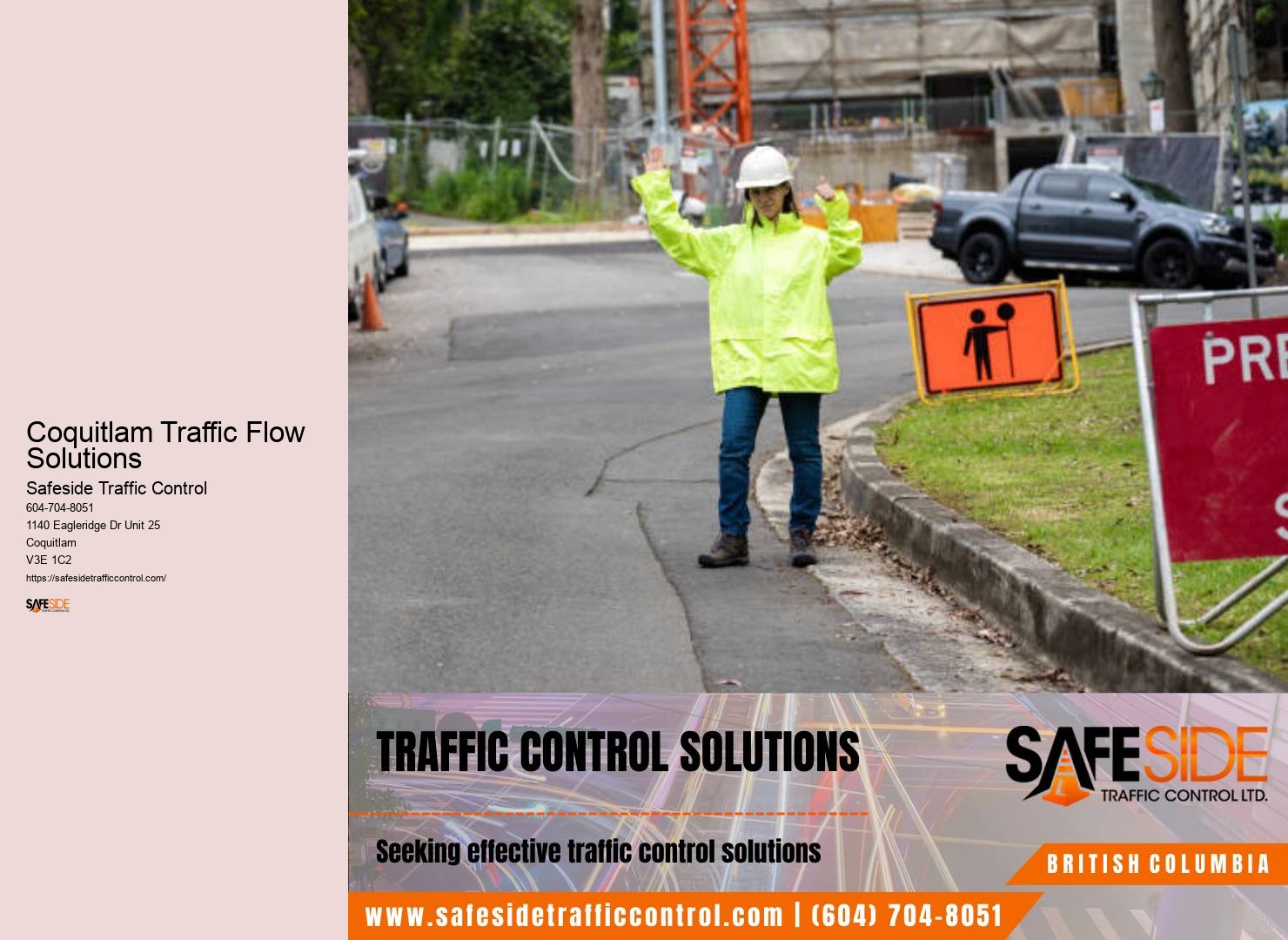 Traffic Control Professionals Coquitlam Traffic Flow Solutions