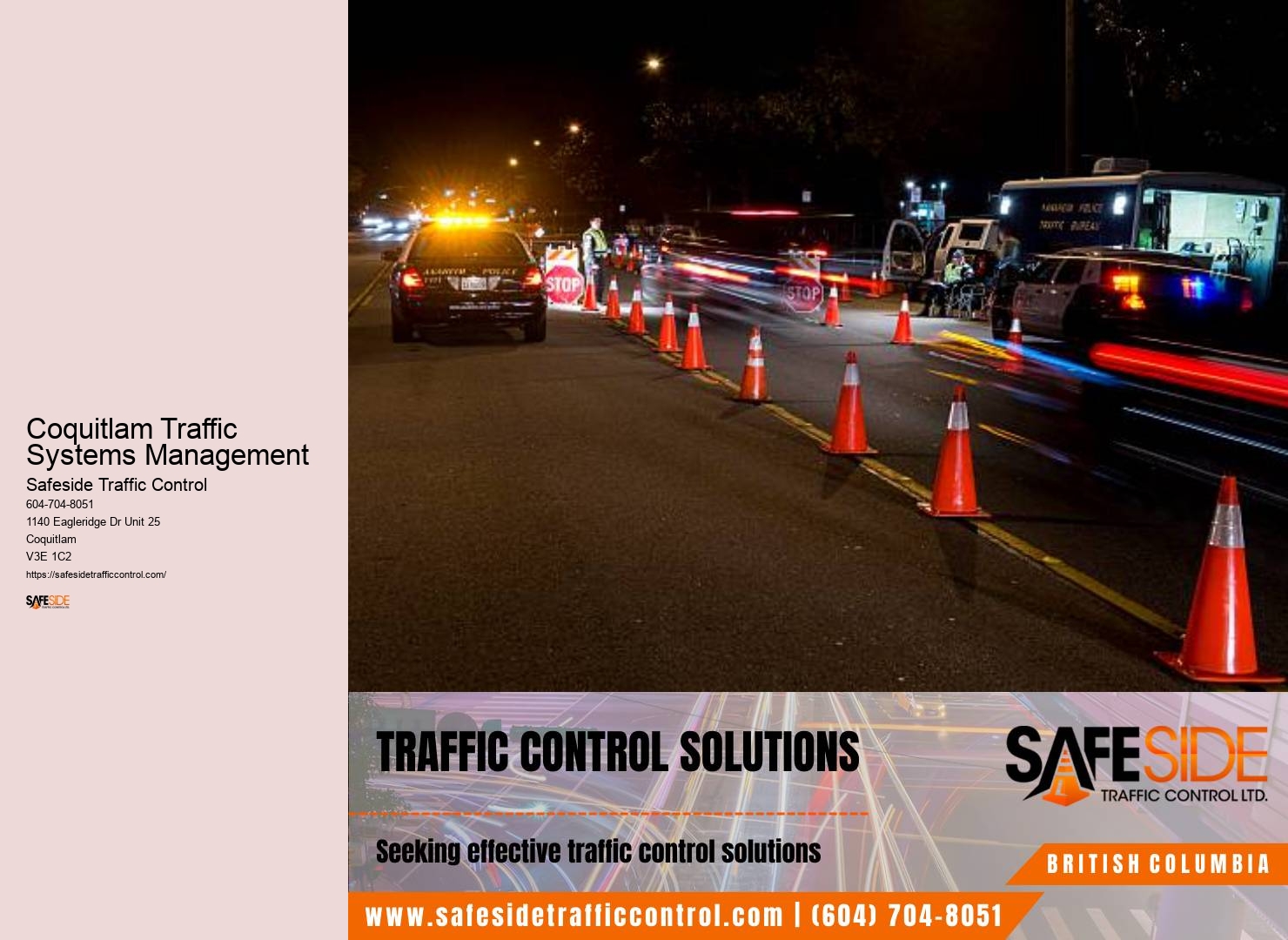 Traffic Flow Consultants Coquitlam Traffic Systems Management