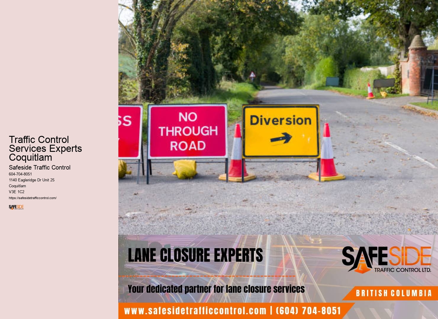 Traffic control solutions Traffic Control Services Experts Coquitlam BC