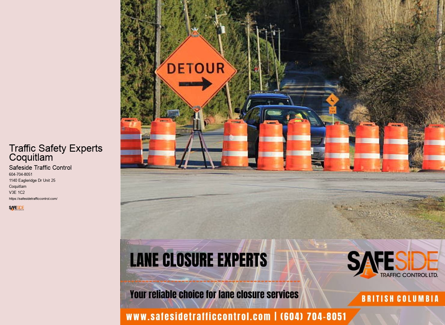 Traffic Safety Experts Coquitlam Pedestrian Traffic Management