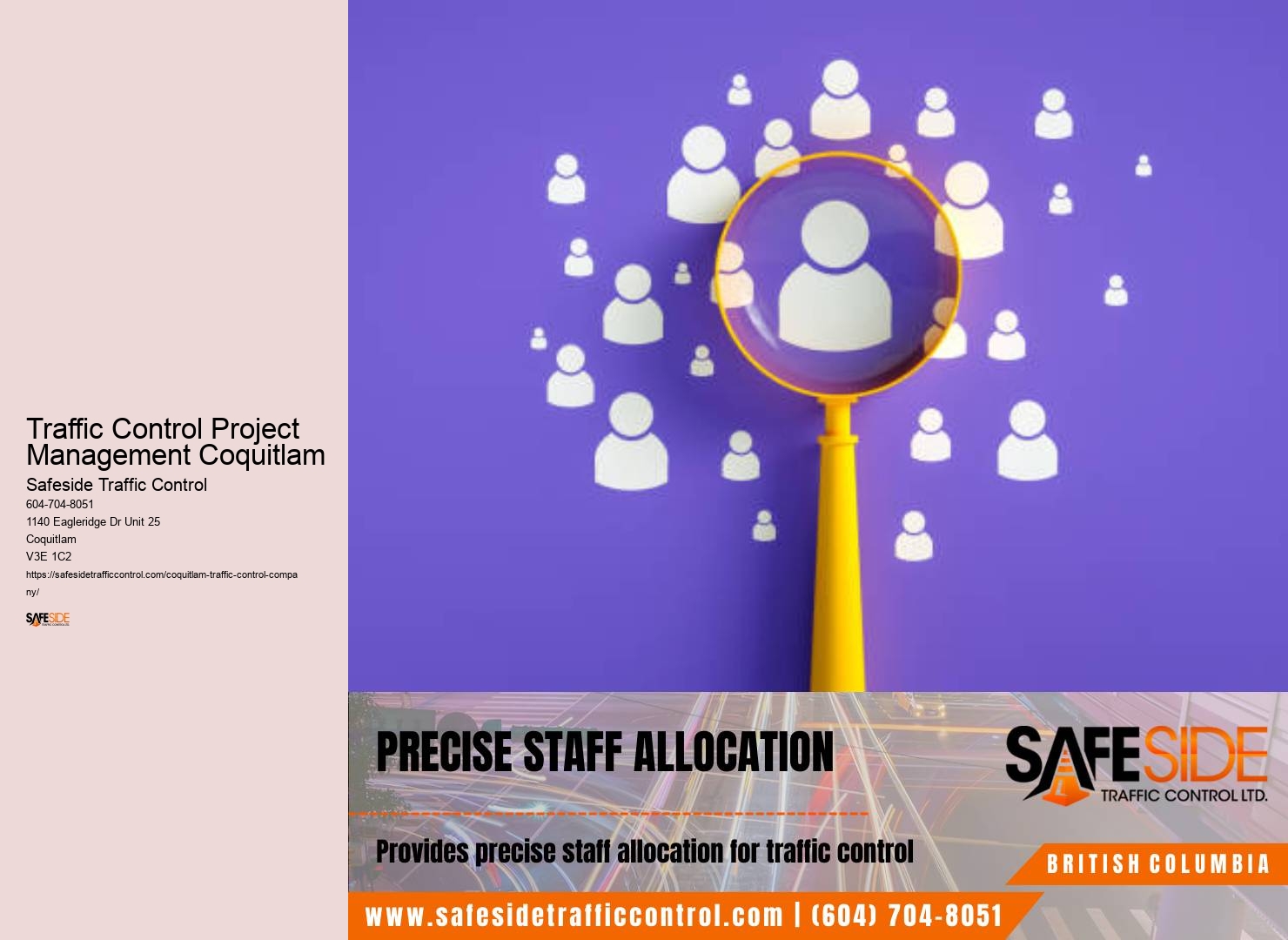 Traffic management strategies Traffic Control Project Management Coquitlam