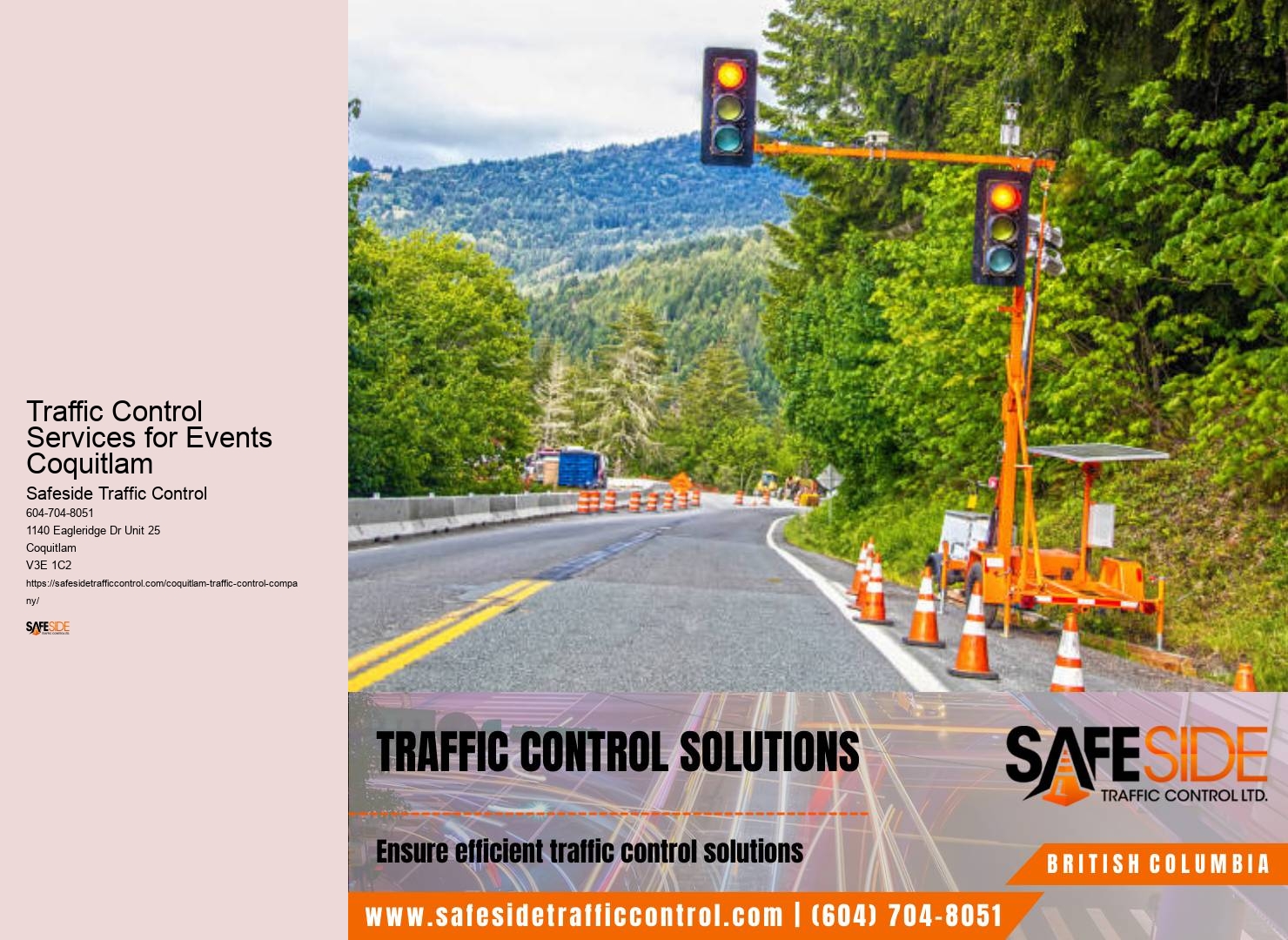 Traffic Control Services for Events Coquitlam Traffic Control Personnel